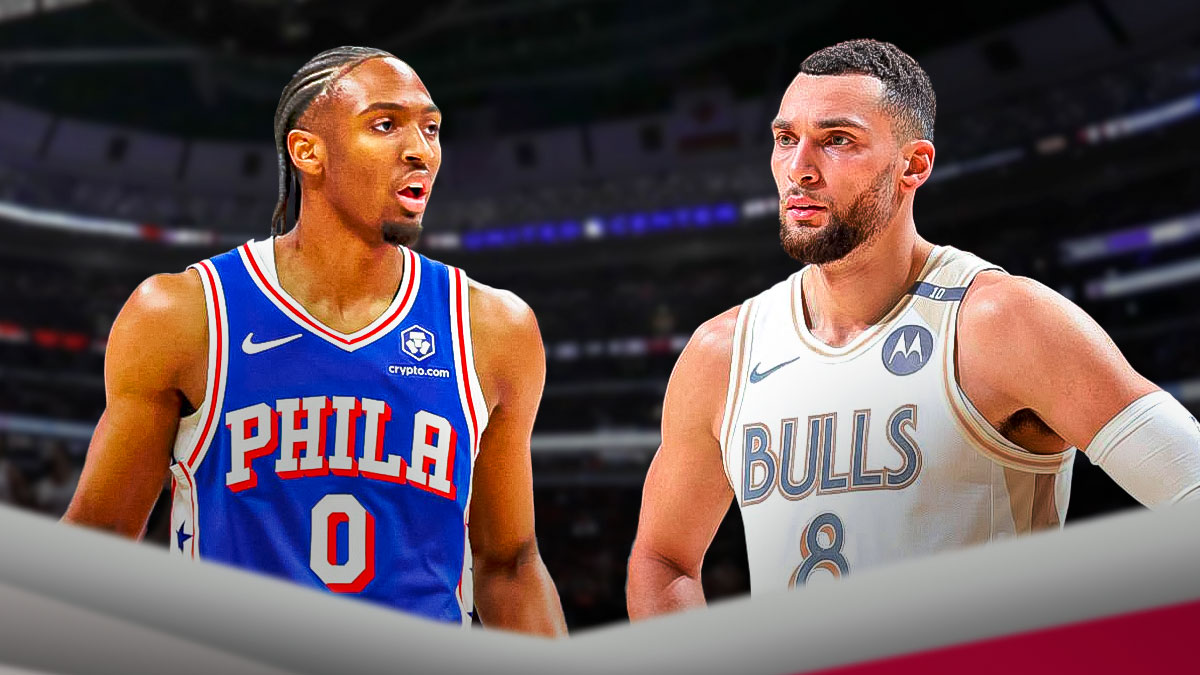 76ers' Tyrese Maxey and Bulls' Zach LaVine