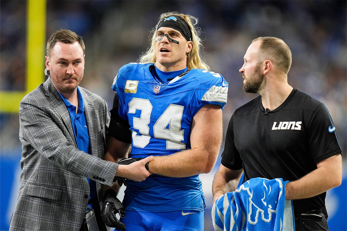 Lions' Alex Anzalone to be on snap count in return to action vs. Vikings