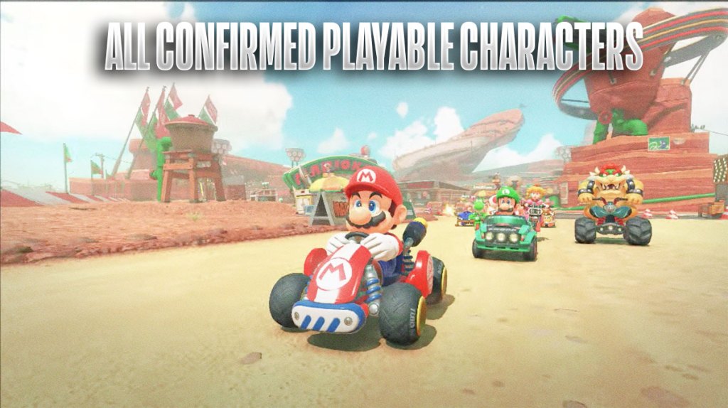 All Confirmed Playable Characters in Mario Kart 9