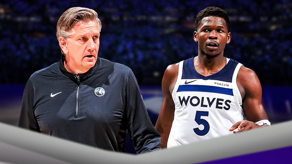 Timberwolves' Anthony Edwards and Chris Finch