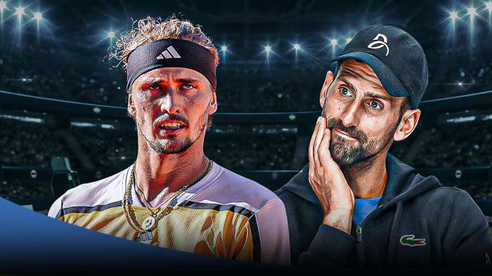 Alexander Zverev, Novak Djokovic, Australian Open