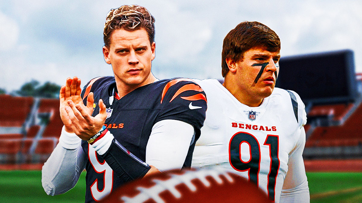 Bengals Joe Burrow and Bengals Trey Hendrickson