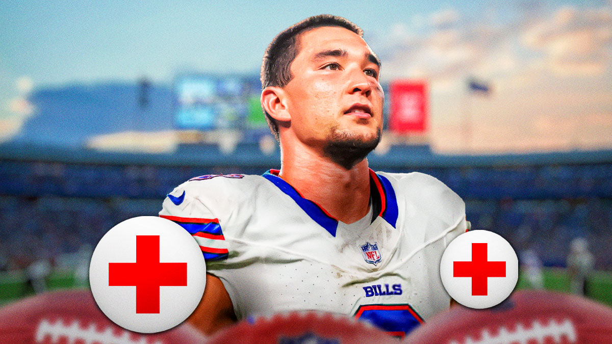 Bills Taylor Rapp with injury medical red cross ahead of Chiefs matchup in AFC Championship Game