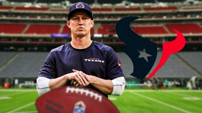 Bobby Slowik, Texans, NRG Stadium in back