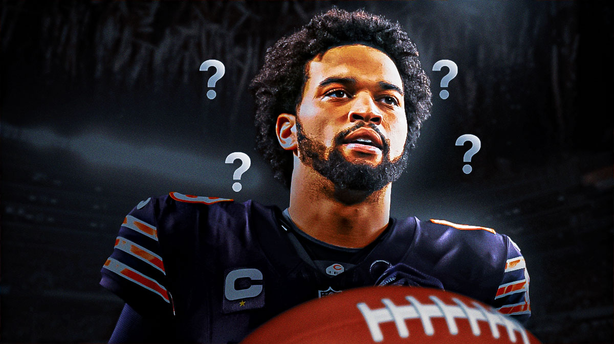 Caleb Williams. Question marks all around him.