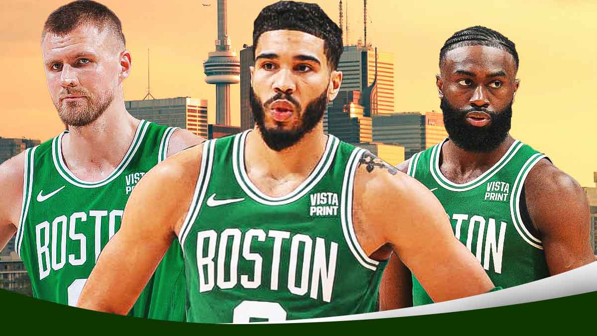 Celtics stars Jayson Tatum and Kristaps Porzingis was not happy with the Raptors loss.