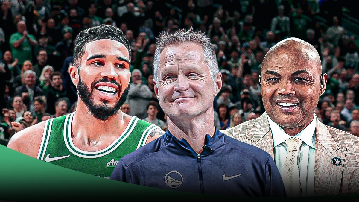Celtics' Jayson Tatum, Warriors HC Steve Kerr, Charles Barkley