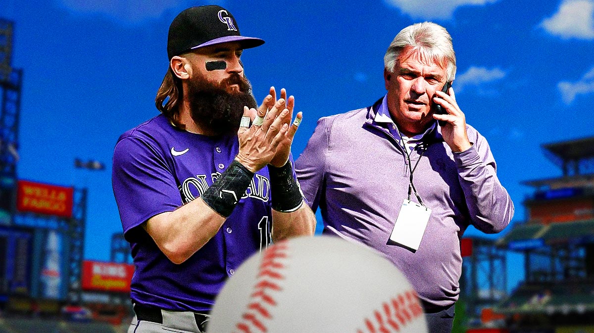 Rockies assistant GM Charlie Blackmon, GM Bill Schmidt