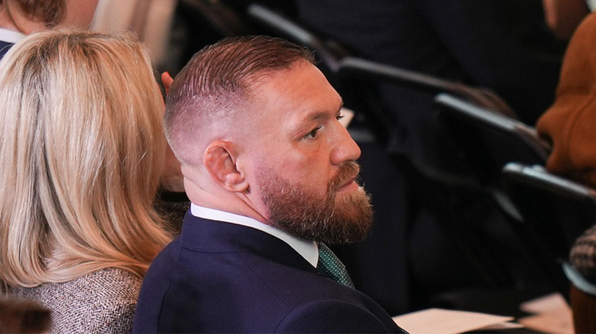 UFC fighter Conor McGregor is seen during inauguration ceremonies in Emancipation Hall at the U.S. Capitol in Washington, on Jan. 19, 2025. 
