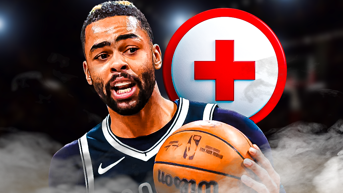 D'Angelo Russell (Nets) with medical cross emoji