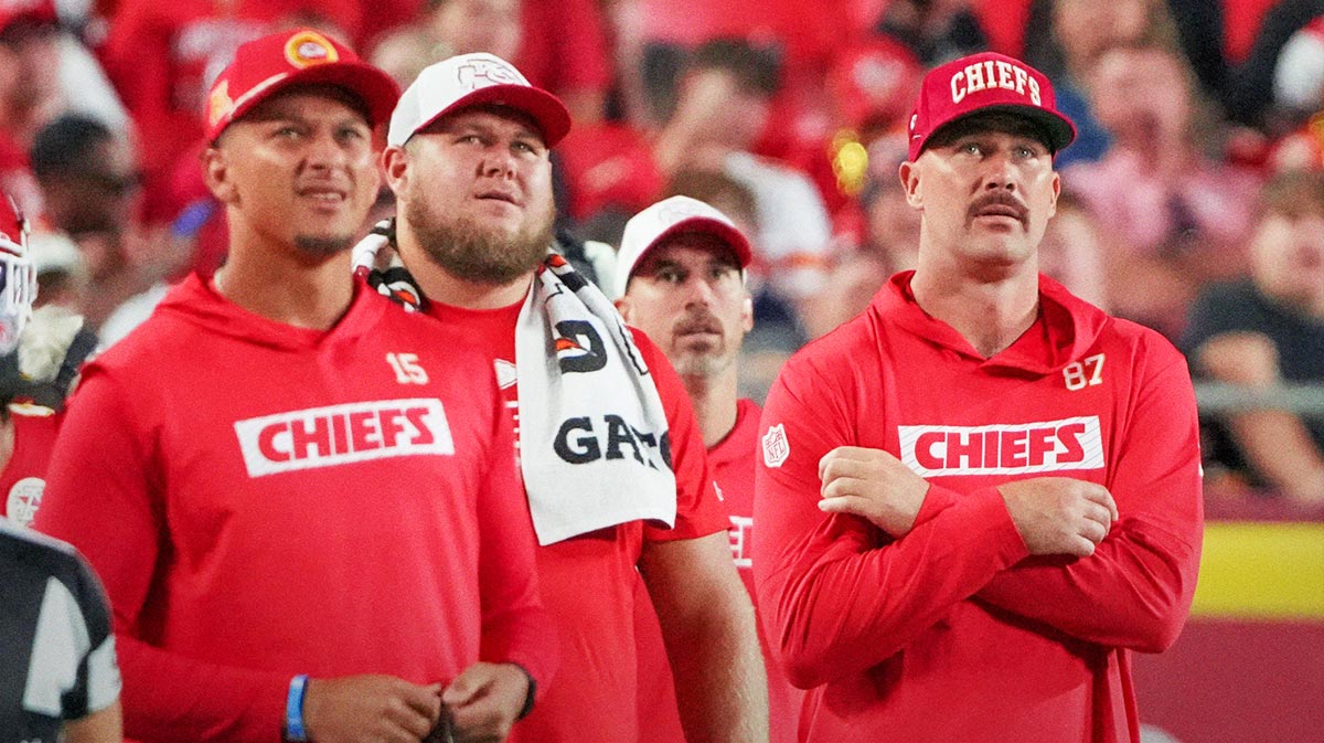 Kansas City Chiefs Travis Kelce Patrick Mahomes