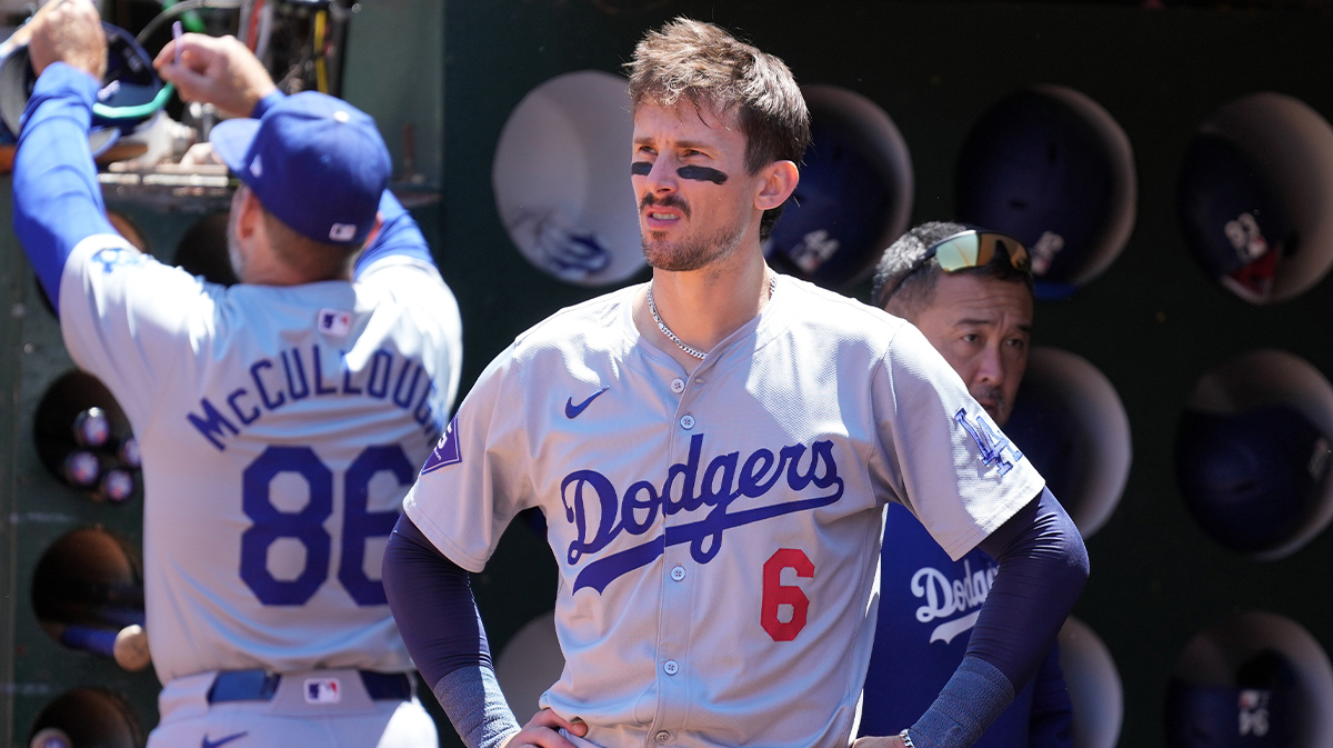 Dodgers first baseman Cavan Biggio