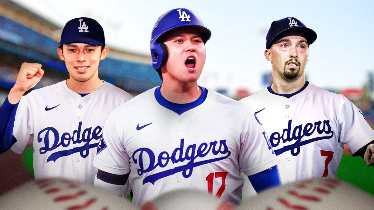 Dodgers' Roki Sasaki, Shohei Ohtani and Blake Snell