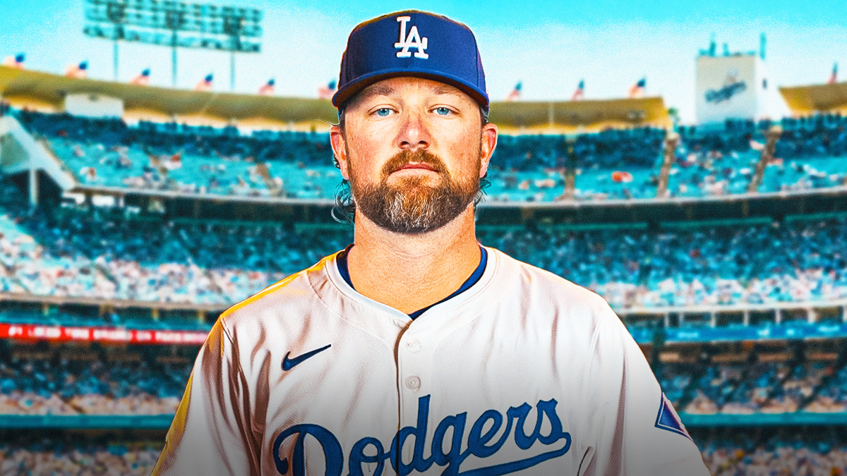 Kirby Yates in a Dodgers uniform