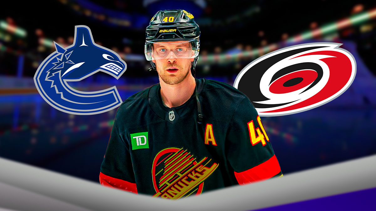 Canucks star Elias Pettersson returned from injury against the Hurricanes.