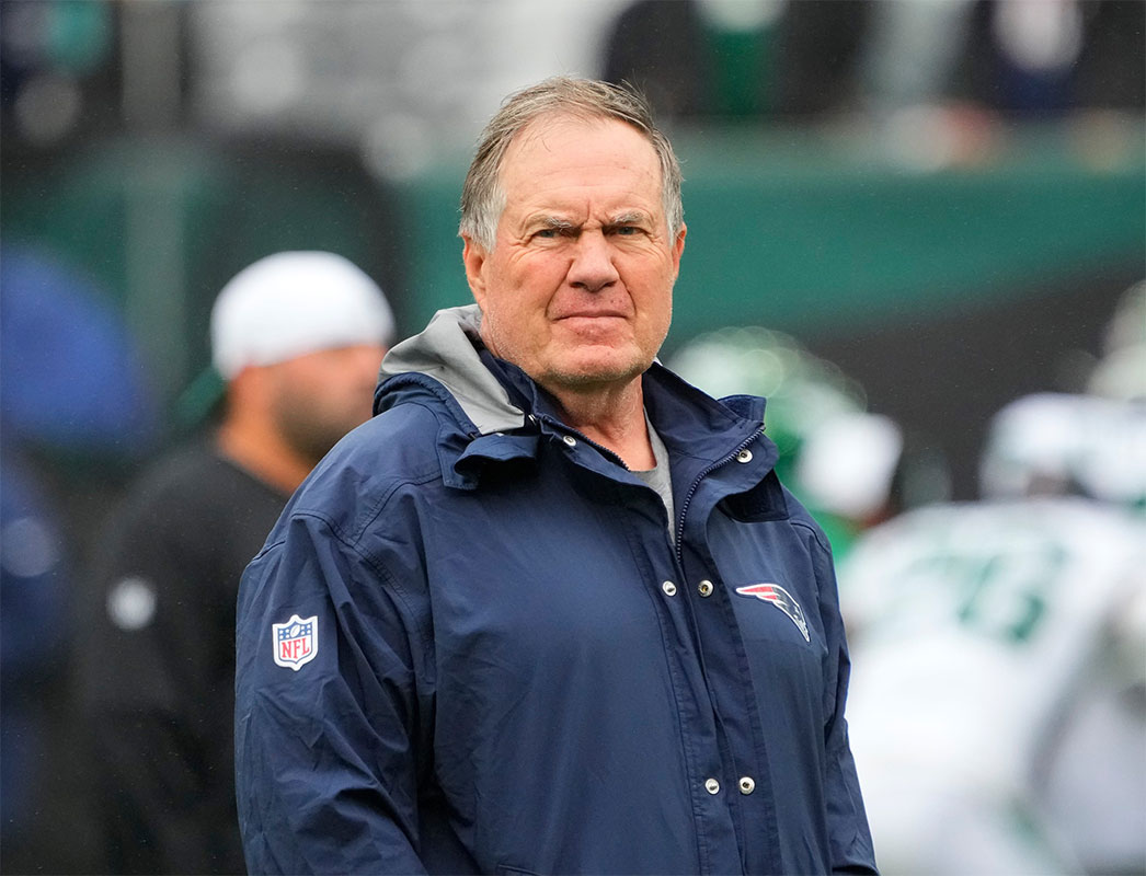 新英格兰爱国者队主教练比尔·贝里希克（Bill Belichick）