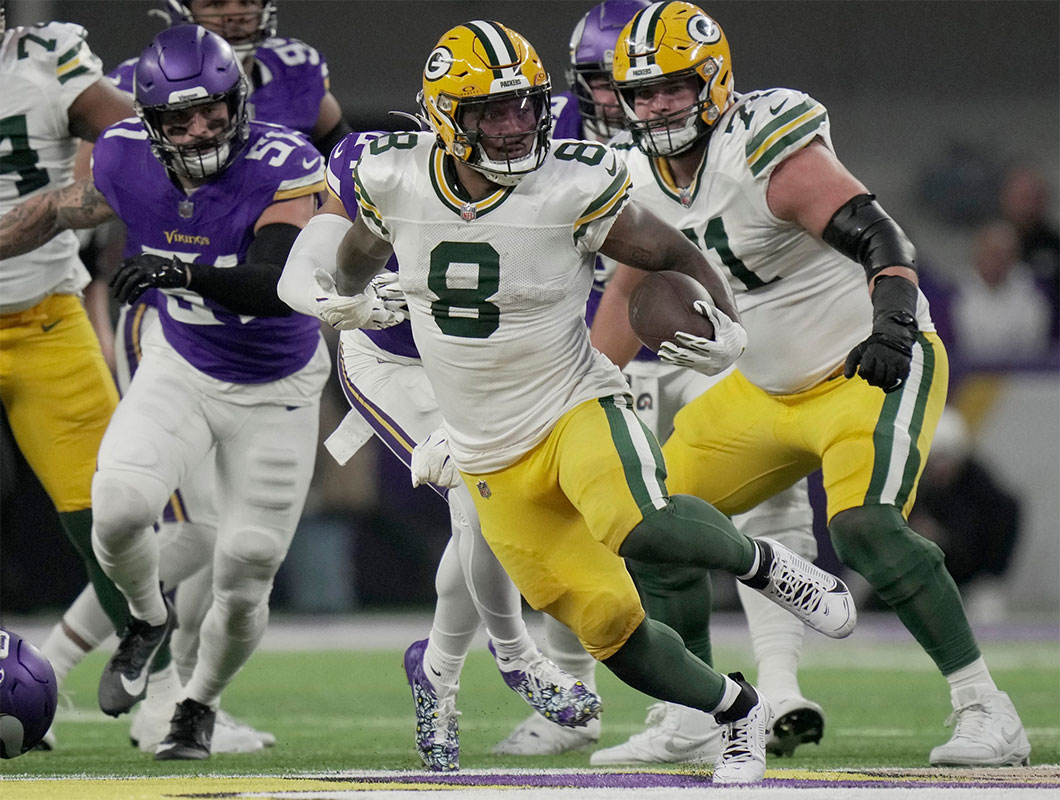 Packers' Josh Jacobs gets real on expected workload vs. Bears