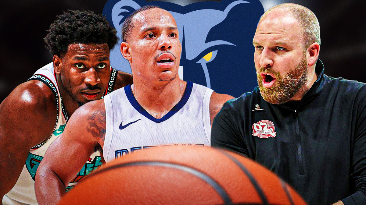 Taylor Jenkins, Desmond Bane, Jaren Jackson Jr., Grizzlies logo