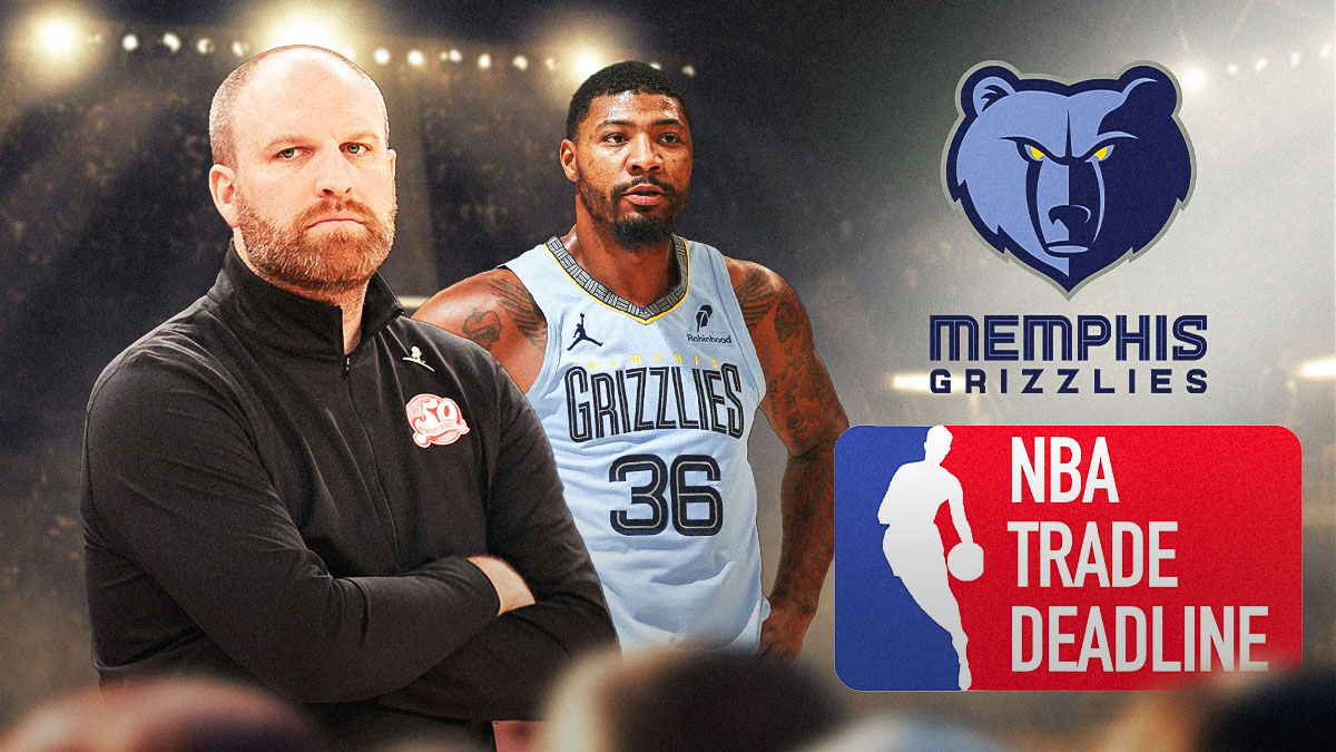 Taylor Jenkins, Marcus Smart, NBA Trade Deadline logo, Grizzlies logo