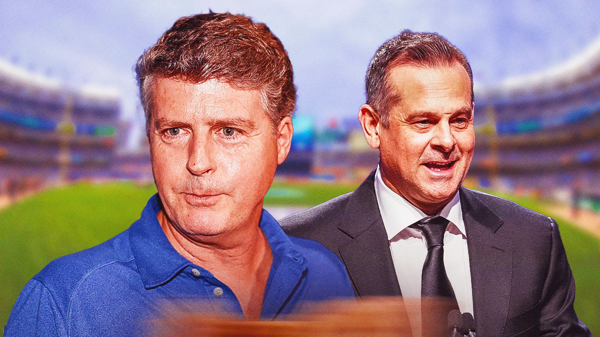 Hal Steinbrenner and Aaron Boone