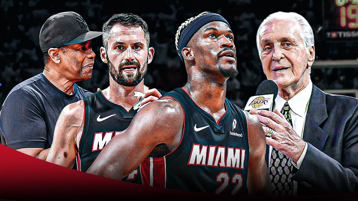 Kevin Love, Jimmy Butler, Pat Riley, and Denzel Washington in the movie Training Day.