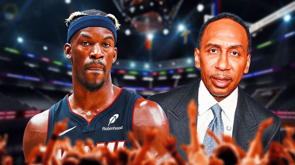 Stephen A. Smith and Jimmy Butler.