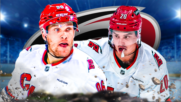 Hurricanes star Mikko Rantanen reunited with Sebastian Aho after a trade.