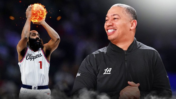 James Harden, Tyronn Lue, Los Angeles Clippers