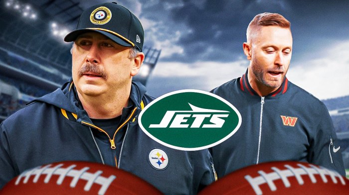 The New York Jets hope to interview Arthur Smith and Kliff Kingsbury