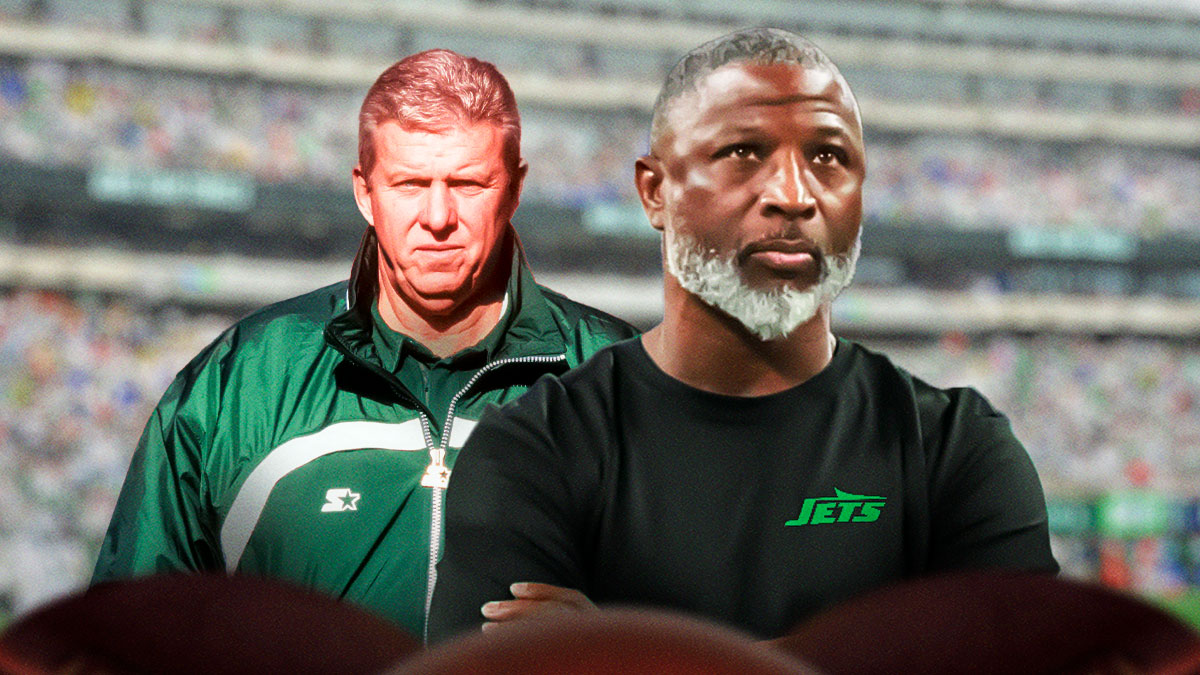 Aaron Glenn and Bill Parcells.