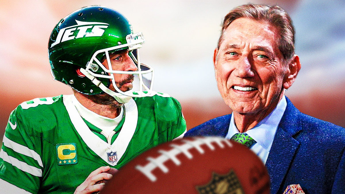 Jets QB Aaron Rodgers, HOF Joe Namath