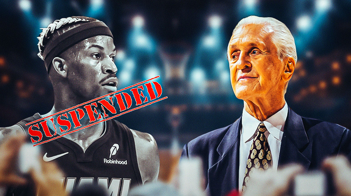 Heat's Jimmy Butler suspended next to Pat Riley