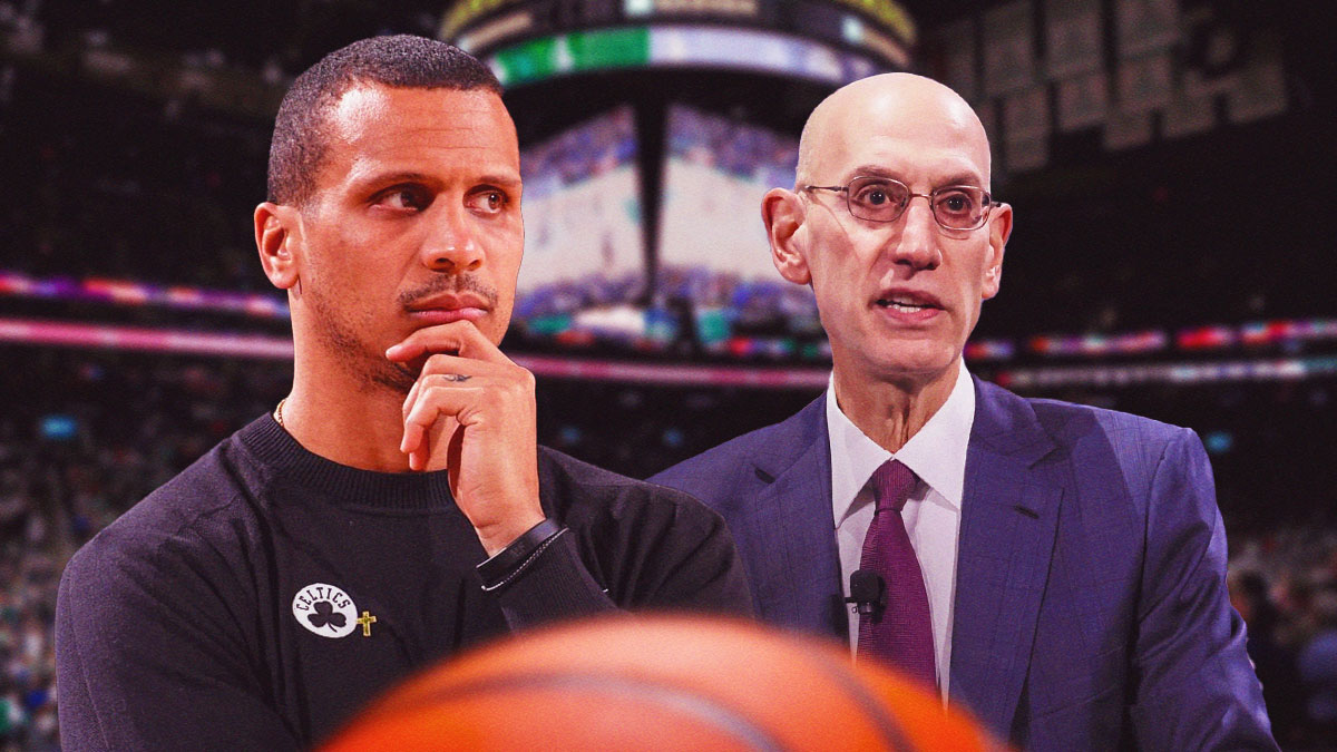 Celtics' Joe Mazzulla and Adam Silver