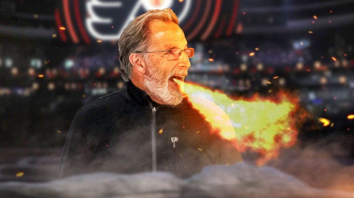 Angry Flyers coach John Tortorella breathing fire inside Wells Fargo Center