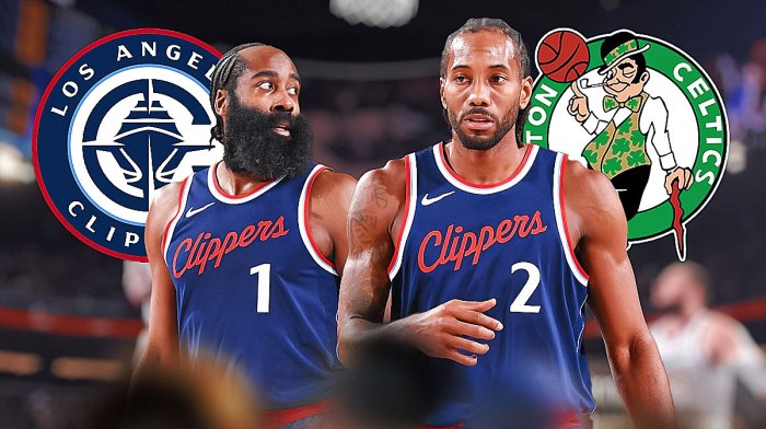 Kawhi Leonard out vs. Celtics, but is James Harden playing?