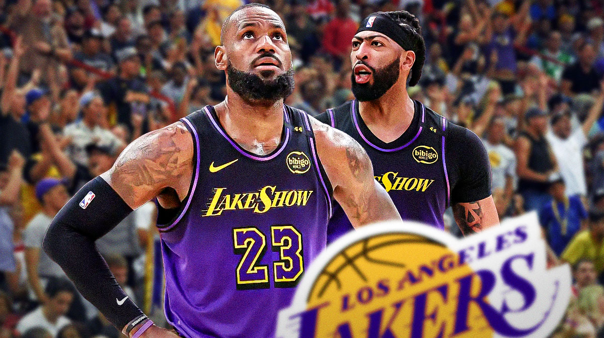 LeBron James and Anthony Davis.