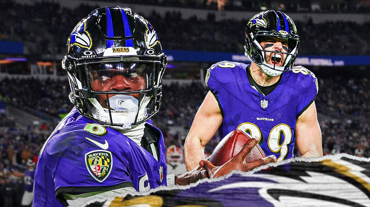 Lamar Jackson and Mark Andrews
