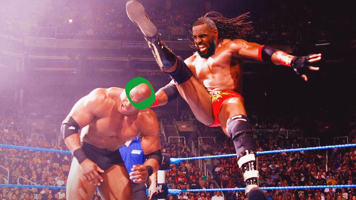 LeBron James (Lakers) as Booker T