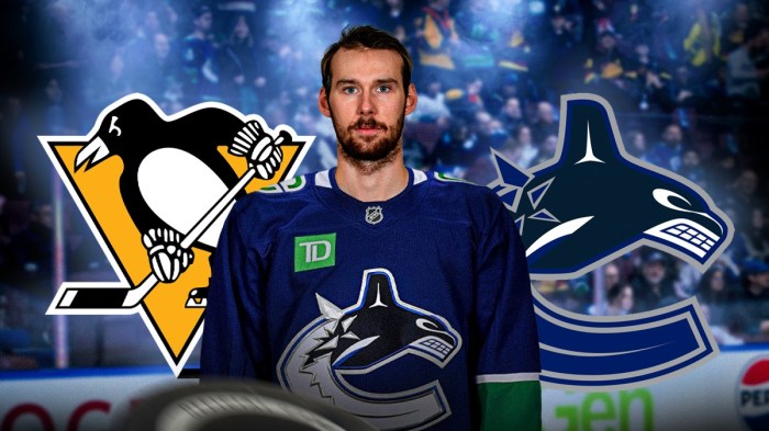 Marcus Pettersson trade grades for the Canucks and Penguins.