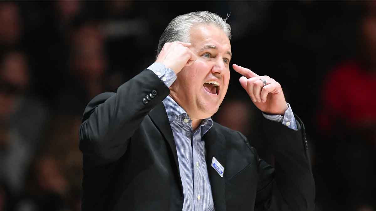 Purdue Boilermakers head coach Matt Painter gestures to his team during the first half against the Indiana Hoosiers at Mackey Arena.