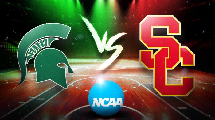 Michigan State USC prediction, college basketball odds