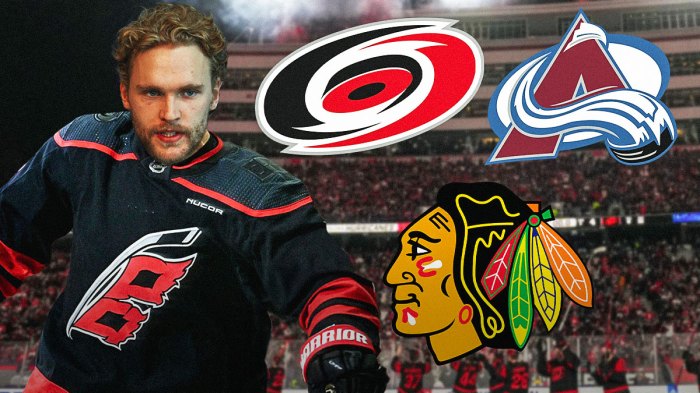 Mikko Rantanen trade grades for the Hurricanes, Blackhawks, and Avalanche.