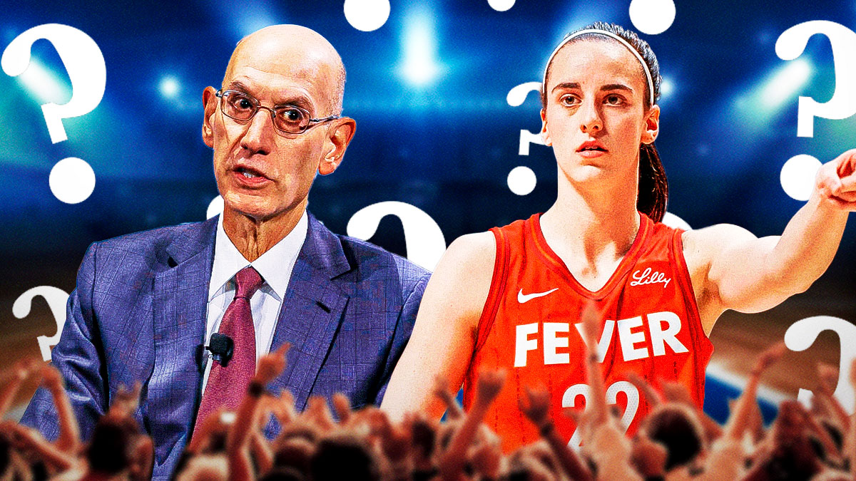 Caitlin Clark, Adam Silver, NBA, NBA ratings, Fever