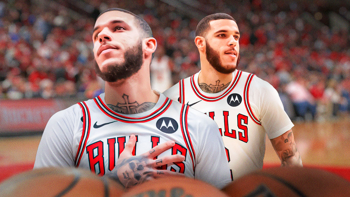 Lonzo Ball in a Bulls jersey.