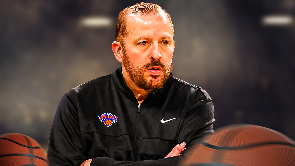 Knicks' Tom Thibodeau withs stoic expression