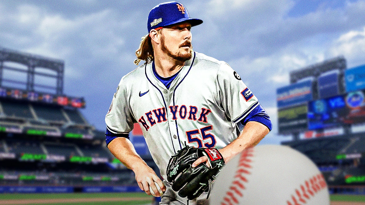 Ryne Stanek in a Mets uniform