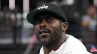 Former NFL quarterback Michael Vick attends the Pro Bowl Games at Allegiant Stadium