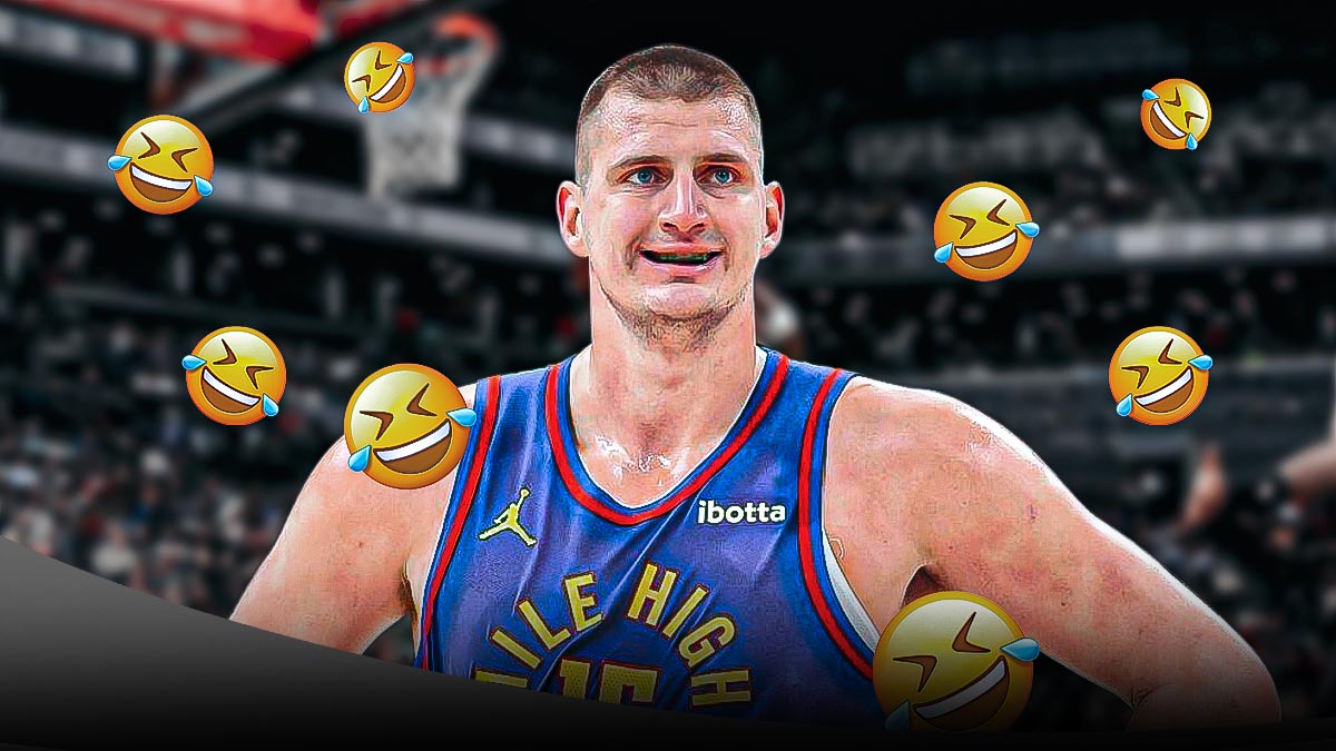 Nikola Jokic with laughing emojis