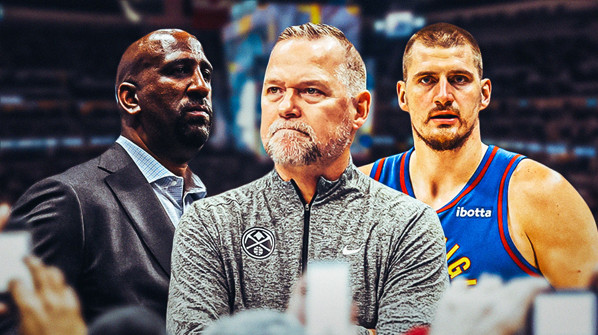 Nuggets' Calvin Booth, Michael Malone ad Nikola Jokic