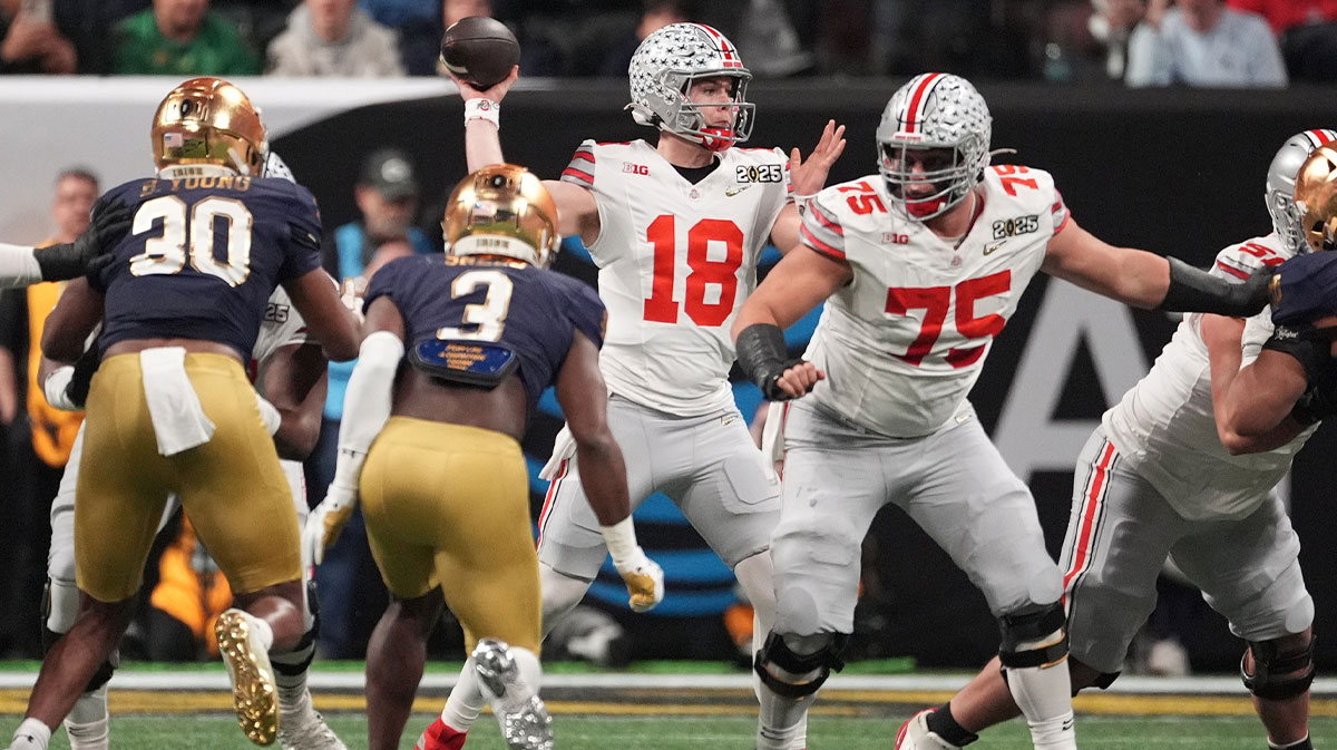 Ohio State football's Will Howard connects with Jeremiah Smith for epic TD